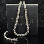 4mm Moissanite Tennis Chain Necklace