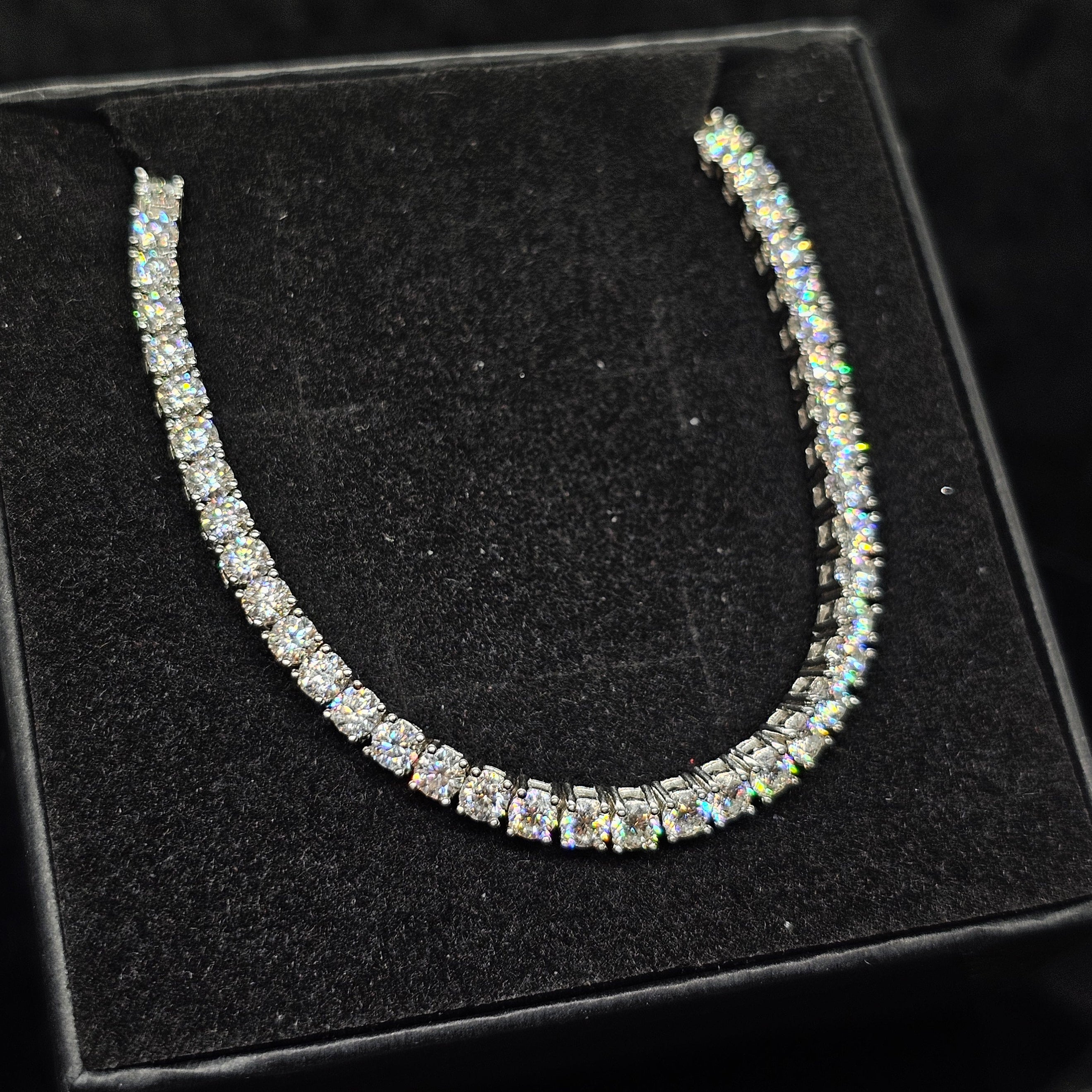 3mm Moissanite Tennis Chain Bracelet