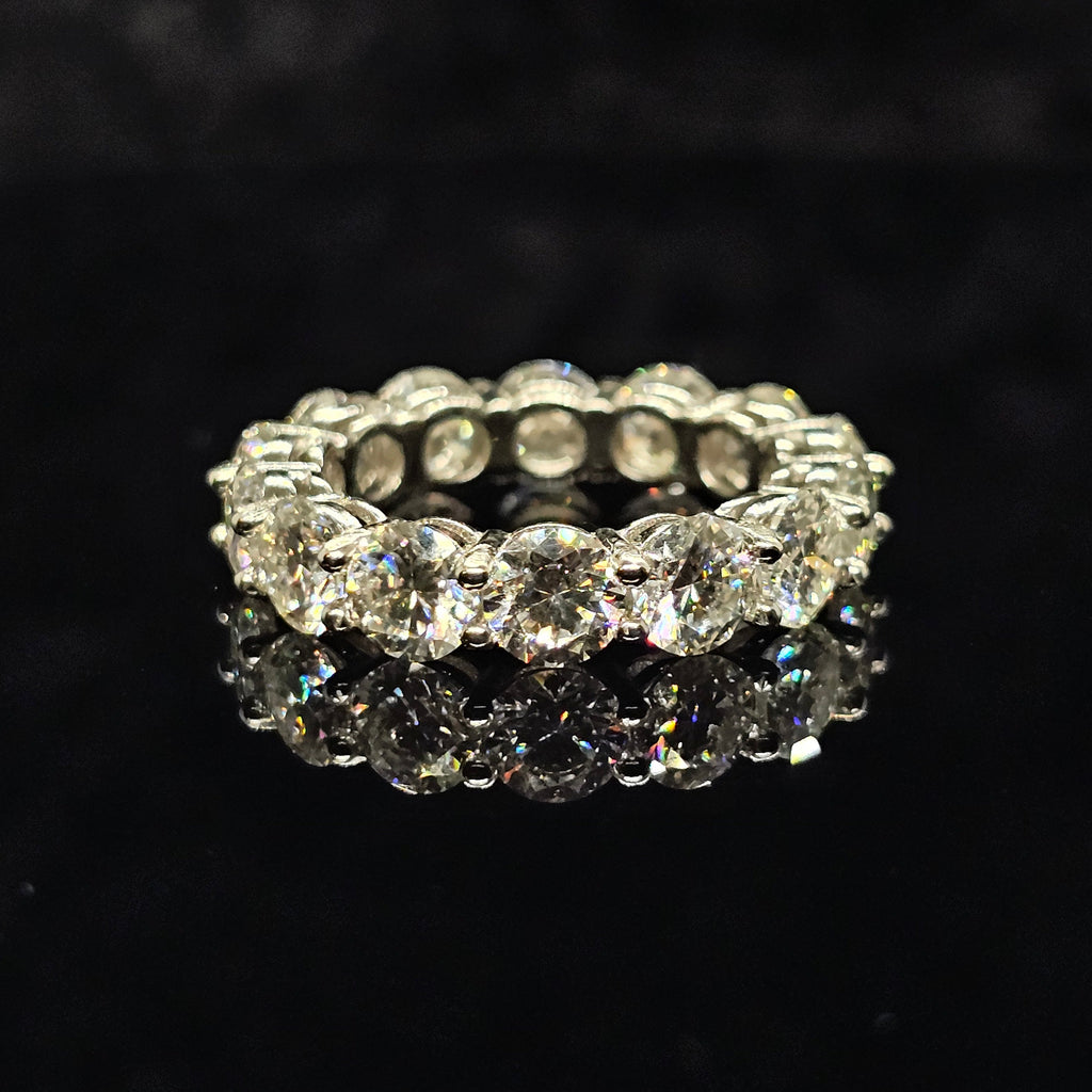 7cttw Moissanite Eternity Ring (0.5ct stones)