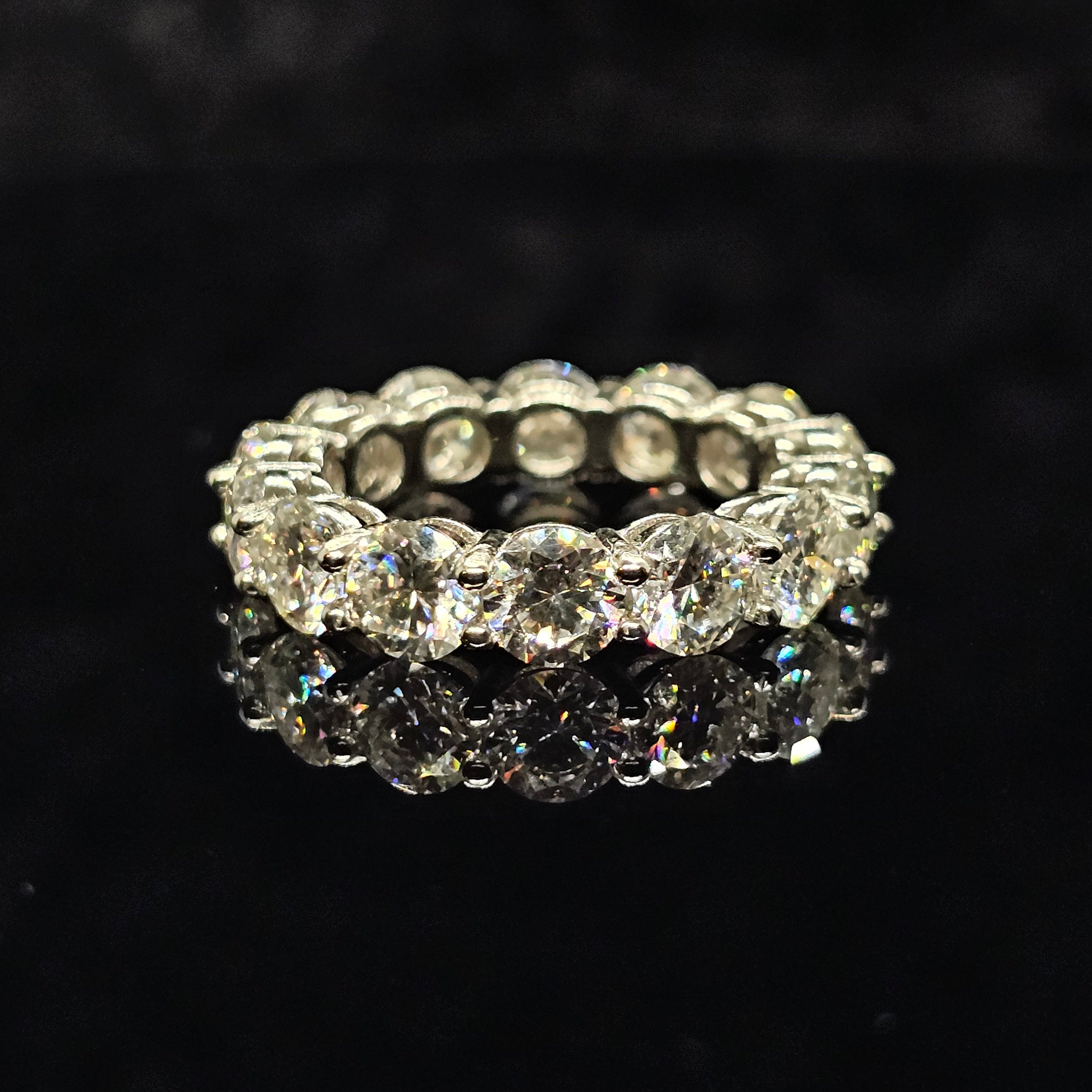 7cttw Moissanite Eternity Ring (0.5ct stones)