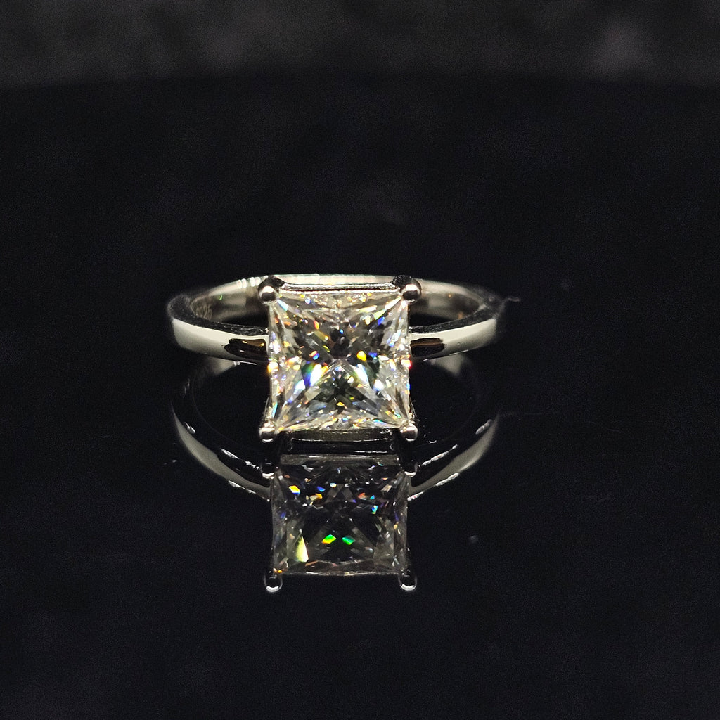 Chloe - Princess Cut Solitaire Ring