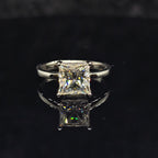 Chloe - Princess Cut Solitaire Ring