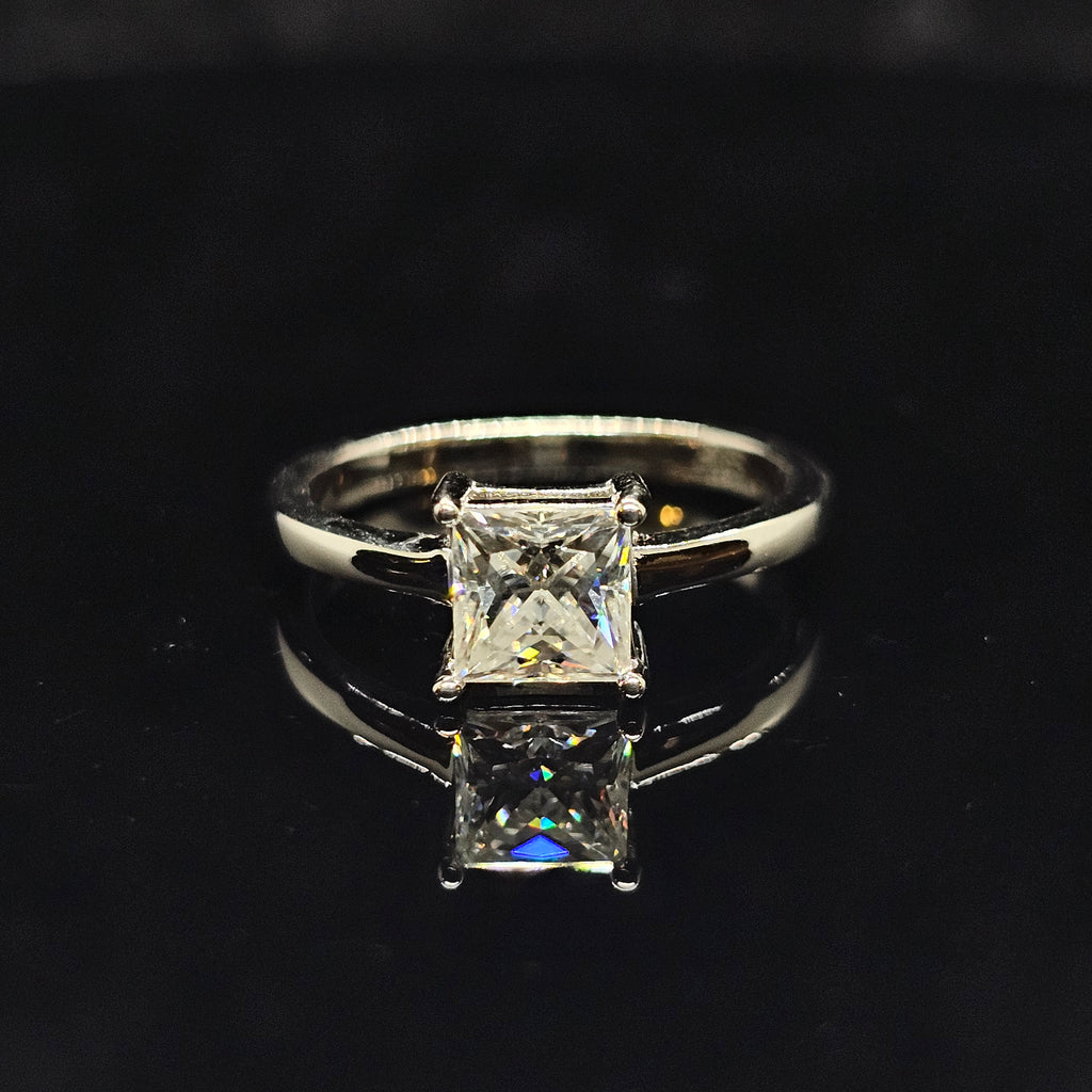 Chloe - Princess Cut Solitaire Ring