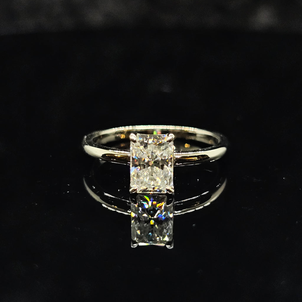 Evelyn - Radiant Cut Solitaire Ring