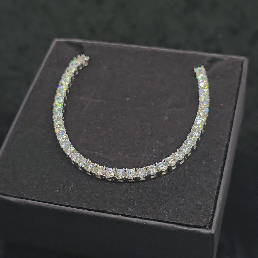 3mm Moissanite Tennis Chain Bracelet
