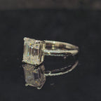 Vivienne - Emerald Cut Solitaire Ring